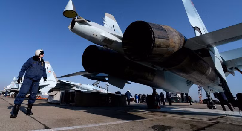 Chiến đấu cơ Su-35 của Nga hiện diện tại chiến trường Syria