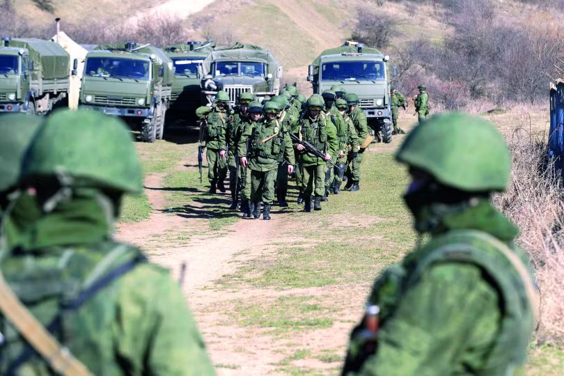 Binh sĩ Nga ở Crimea