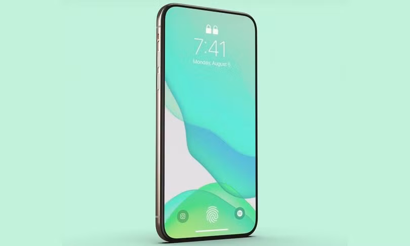 iPhone 12S có thể được trang bị cảm biến vân tay ẩn màn, đi kèm phần khuyết đỉnh nhỏ hơn. Ảnh: EverythingApplePro. iPhone 12S có thể được trang bị cảm biến vân tay ẩn màn, đi kèm phần khuyết đỉnh nhỏ hơn. Ảnh: EverythingApplePro.