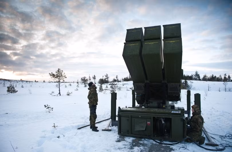 Hệ thống tên lửa phòng không NASAMS mà NATO cung cấp cho Ukraine (Ảnh: CNN).