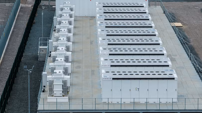 Hệ thống lưu trữ năng lượng bằng pin điện Pillswood lớn nhất châu Âu. Ảnh Harmony Energy Income Trust Plc.