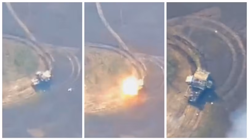 tổ hợp tên lửa phòng không Tor-M2. Tháng 3/2023. Ảnh video Military Portal Ukraine.