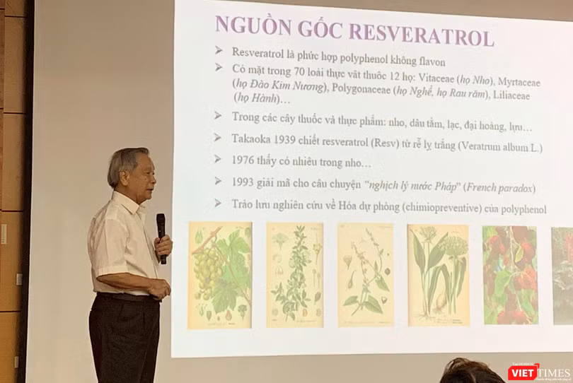 GS.TS Đào Văn Phan chia sẻ về ứng dụng hoạt chất mới Resveratrol trong điều trị ung bướu