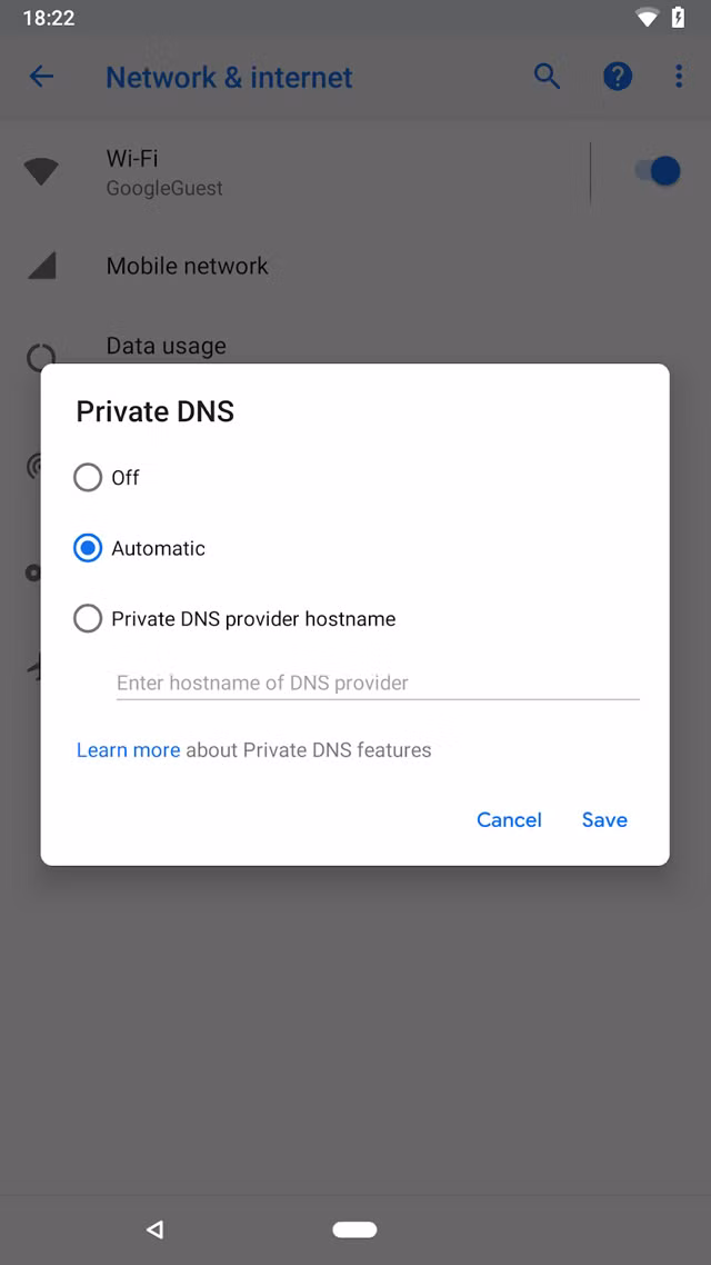 Android P navigation bar