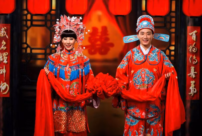 Hôn nhân ở Trung Quốc. Ảnh: Times