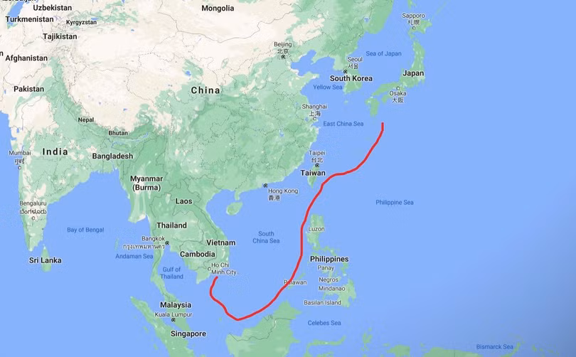 Trong chiến lược của Mỹ, Chuỗi đảo Thứ nhất có vai trò rất quan trọng trong việc ngăn chặn sự bành trướng của Trung Quốc (Ảnh: wiki). Trong chiến lược của Mỹ, Chuỗi đảo Thứ nhất có vai trò rất quan trọng trong việc ngăn chặn sự bành trướng của Trung Quốc (Ảnh: wiki).