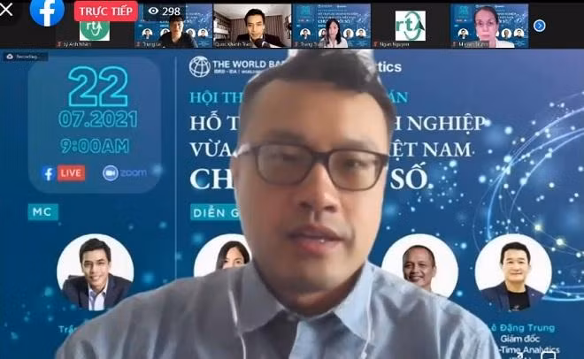 Ông Shawn Tan, Chuyên gia Kinh tế cao cấp của WB phát biểu tại sự kiện.