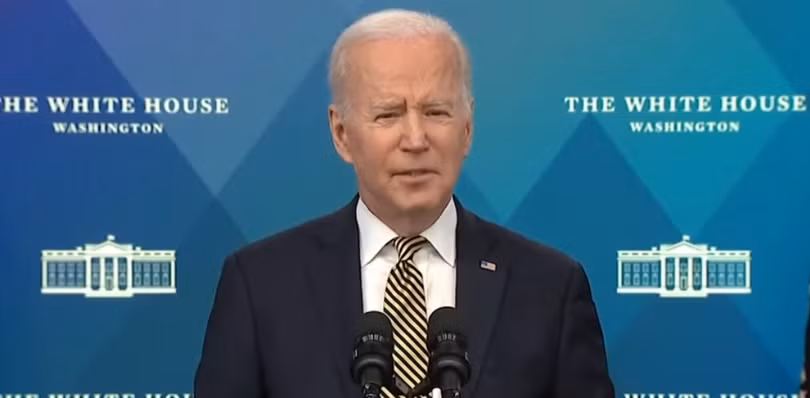 Chiều 16/3, ông Biden phát biểu thông báo giao Bộ Quốc phòng viện trợ bổ sung khẩn cấp 800 triệu USD vũ khí cho Ukraine (Ảnh: AP).