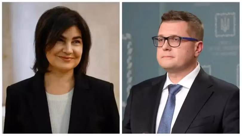 Tổng Công tố Iryna Venediktova và Giám đốc An ninh Quốc gia Ivan Bakanov bị Tổng thống Zelensky cách chức hôm 17/7 (Ảnh: FT).