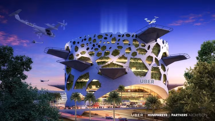 Chiêm ngưỡng những trạm cất cánh và hạ cánh khổng lồ Skyport dành cho taxi bay 2028 ảnh 2