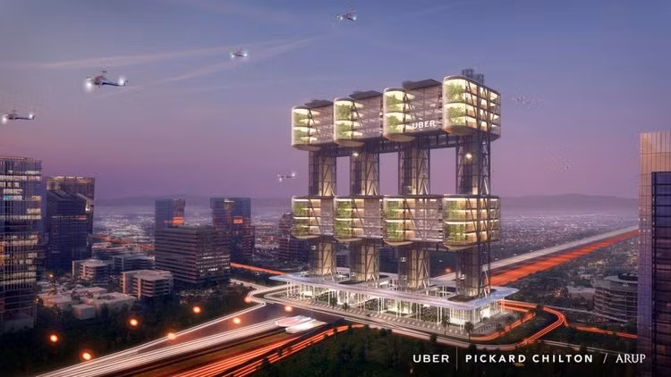 Chiêm ngưỡng những trạm cất cánh và hạ cánh khổng lồ Skyport dành cho taxi bay 2028 ảnh 6