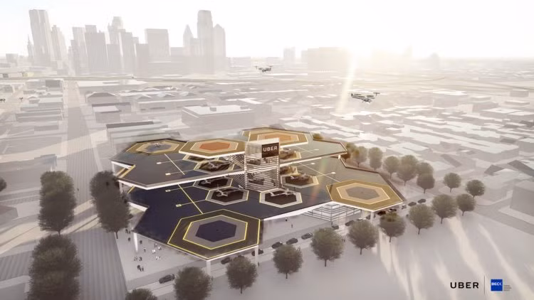 Chiêm ngưỡng những trạm cất cánh và hạ cánh khổng lồ Skyport dành cho taxi bay 2028 ảnh 5