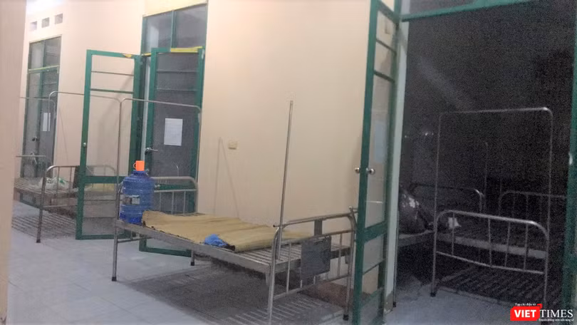 Khu vực cách ly đầu tiên của bệnh nhân 178 ở Bệnh viện huyện Đại Từ