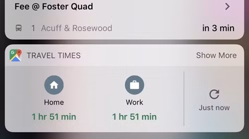 Giao diện widget của Google Maps mới đẹp mắt và đa năng hơn trên iOS 10. Giao diện widget của Google Maps mới đẹp mắt và đa năng hơn trên iOS 10.