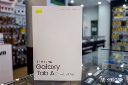 Cận cảnh máy tính bảng Samsung Galaxy A 2016 hỗ trợ S Pen