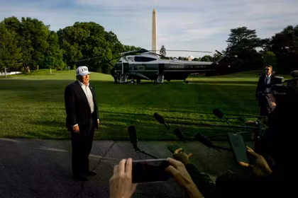 Tổng thống Trump đã thông báo về chiến dịch này trong một bài đăng vào đêm khuya trên Truth Social, nền tảng mạng xã hội của ông. Ảnh: NYT.