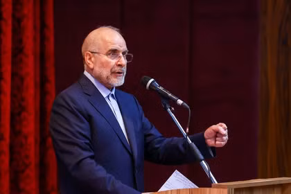 Chủ tịch Quốc hội Iran Mohammad Ghalibaf. Ảnh: Getty.