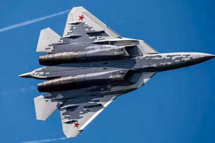 Chiến đấu cơ Su-57 của Nga. Ảnh: MW.