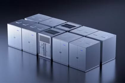 CATL đã giới thiệu hệ thống lưu trữ năng lượng ion natri của mình tại Munich. Ảnh: CATL.