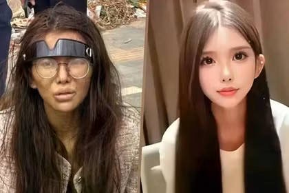 Nữ influencer người Trung Quốc Umi, người từng bị lừa đảo qua điện thoại khi đang ở Campuchia, đã kể lại câu chuyện đau lòng của mình trong một buổi phát trực tiếp gần đây nhưng đã bị gián đoạn. Ảnh: SCMP.