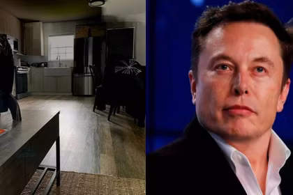 Tỷ phú Elon Musk tiếp tục gây bất ngờ khi để lộ căn nhà 37m² với chiếc tủ lạnh trống rỗng. Ảnh: Getty.