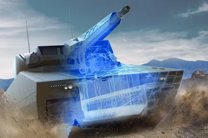 Hình ảnh đồ họa của Lynx XM30. Ảnh: Rheinmetall.