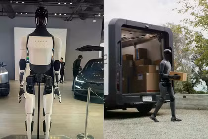 Robot hình người đang dần bước ra khỏi các phòng thí nghiệm nghiên cứu để tiến vào nhà máy. Ảnh: IE.