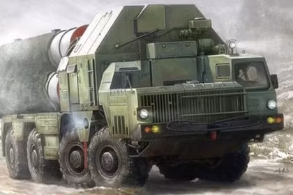 Hình đồ họa bệ phóng từ hệ thống phòng không S-400. Ảnh: MW.
