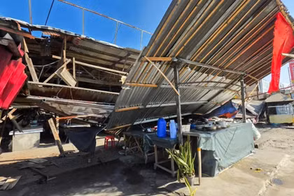 Những hình ảnh đáng sợ về trận động đất 7,8 độ Richter ở Philippines