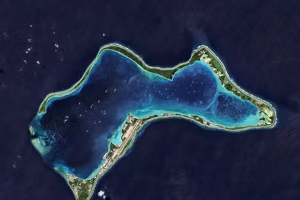 Năm 1971, Mỹ và Anh đã xây dựng một căn cứ quân sự trên đảo Diego Garcia, một trong những hòn đảo thuộc quần đảo Chagos. Ảnh: Getty.