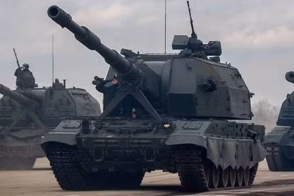 Pháo tự hành Nga 2S35 Koalitsiya-SV 152 mm. Ảnh: MW.