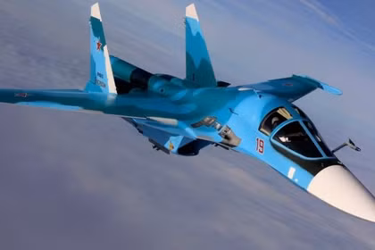 Máy bay chiến đấu Su-34 của Nga. Ảnh: MW.