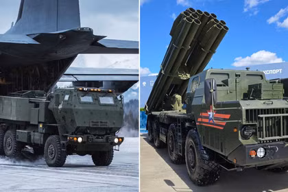 Các hệ thống pháo M142 HIMARS của Mỹ và Tornado-S của Nga. Ảnh: Wiki.