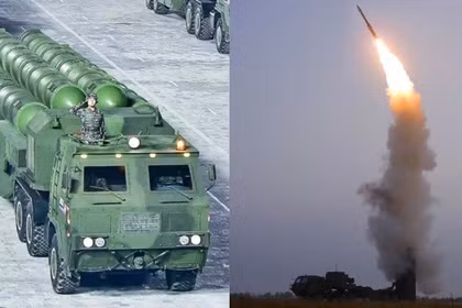 Hệ thống phòng không tầm xa Pyongae-6 của Triều Tiên. Ảnh: MW.
