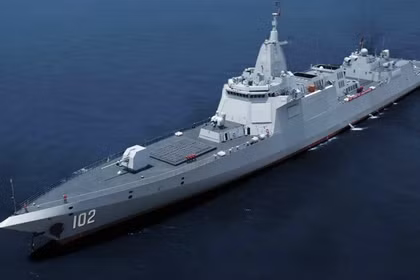 Tàu khu trục lớp Type-055 của Hải quân Quân Giải phóng Nhân dân Trung Quốc. Ảnh: MW.