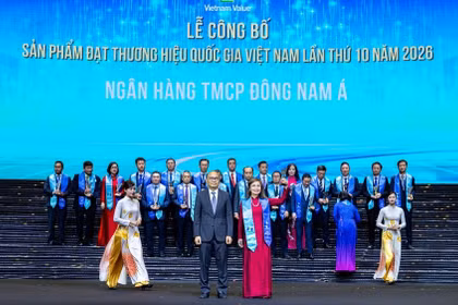 SeABank lần thứ 4 liên tiếp được vinh danh Thương hiệu Quốc gia Việt Nam