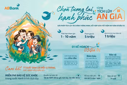 Tích lũy An Gia từ ABBank: Chữ "AN" trong bài toán tài chính của gia đình Việt