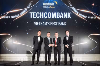 Techcombank lần thứ 6 liên tiếp được Euromoney vinh danh “Ngân hàng Tốt nhất Việt Nam” 