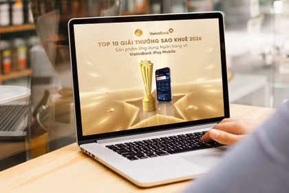 VietinBank iPay Mobile lọt Top 10 Sao Khuê 2026, khẳng định vị thế ứng dụng ngân hàng số hàng đầu