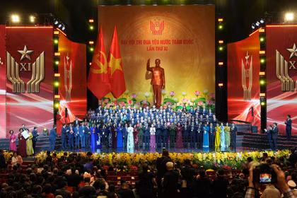 Bà Nguyễn Thị Nga - Chủ tịch Tập đoàn BRG tham dự chuỗi sự kiện của Đại hội Thi đua yêu nước toàn quốc lần thứ XI
