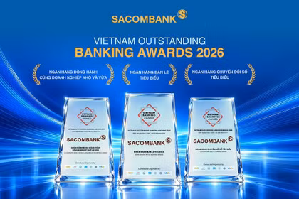 SACOMBANK “lập hat-trick” giải thưởng nhờ năng lực số và sự thấu hiểu khách hàng