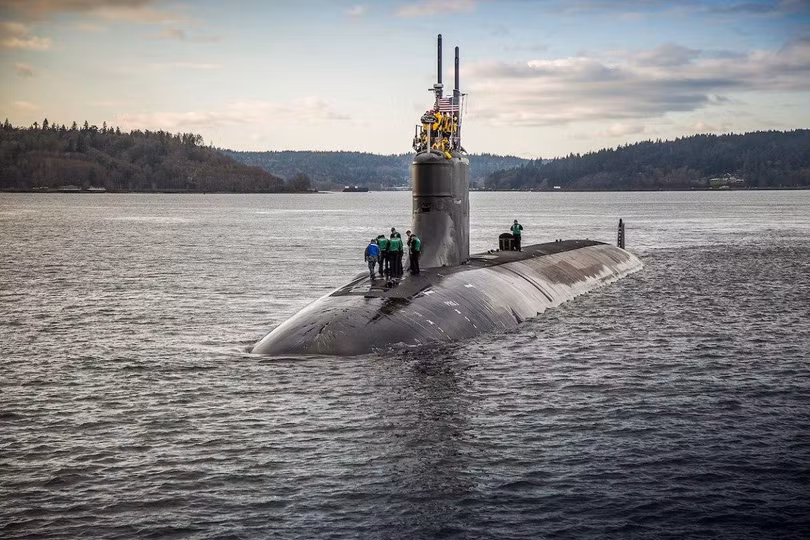Tàu ngầm tấn công USS Connecticut của Mỹ (Ảnh: Asia Times) Tàu ngầm tấn công USS Connecticut của Mỹ (Ảnh: Asia Times)