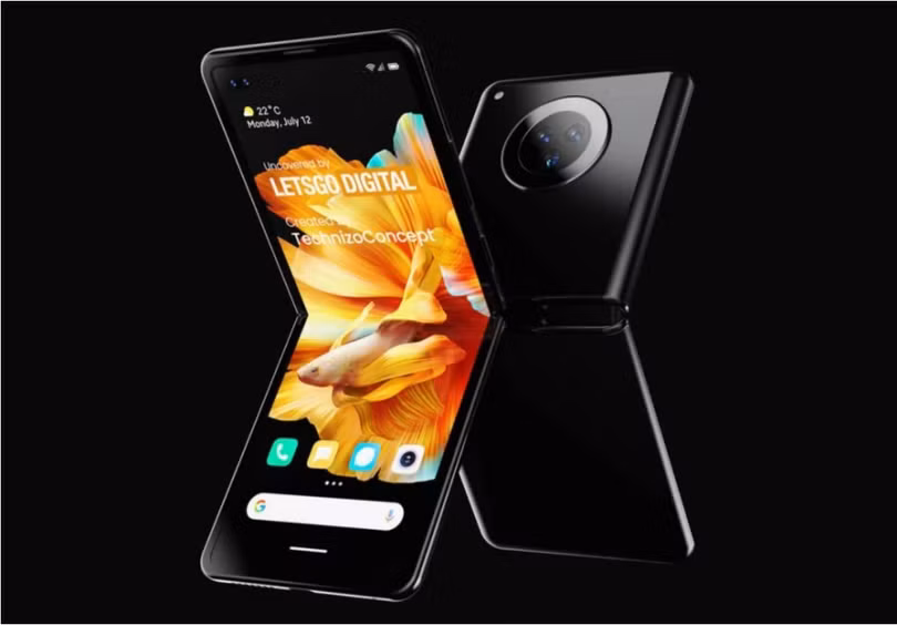 Chiếc điện thoại gập của Xiaomi sẽ có một thiết kế ấn tượng (Ảnh: Phone Arena)