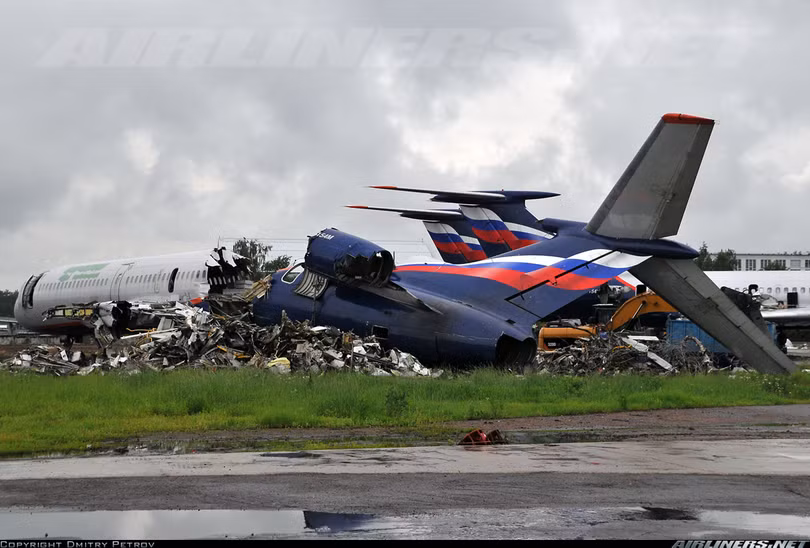 Tai nạn liên quan đến máy bay Tu-154 cũng đã từng xảy ra.