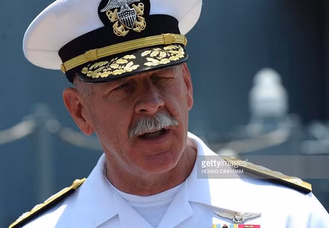 Đô đốc Scott Swift, Tư lệnh Hạm đội Thái Bình Dương, Hải quân Mỹ. Ảnh: Getty Images