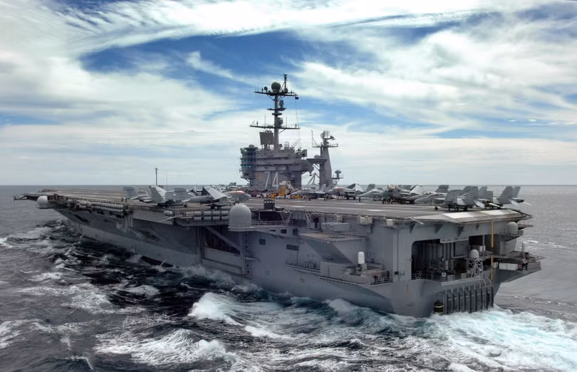 Tàu san bay USS John C. Stennis của Hải quân Mỹ.