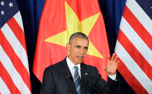 Tổng thống Mỹ Barack Obama tại Hà Nội trong ngày đầu tiên chính thức thăm, làm việc tại Việt Nam.