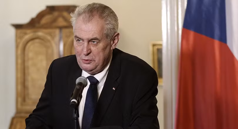 Tổng thống Séc Milos Zeman.