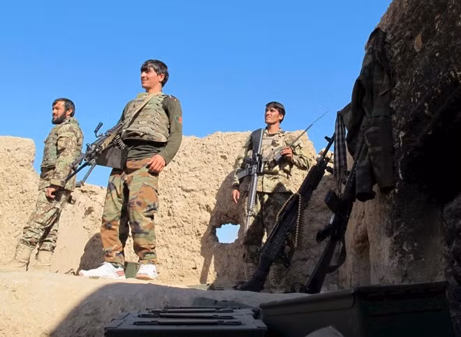 Quân đội Afghanistan ở tỉnh Helmand. (Nguồn: Reuters)