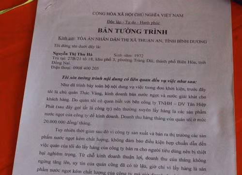 Đòi Tân Hiệp Phát bồi thường vì phá sản, suýt vào tù ảnh 1 Đòi Tân Hiệp Phát bồi thường vì phá sản, suýt vào tù ảnh 1